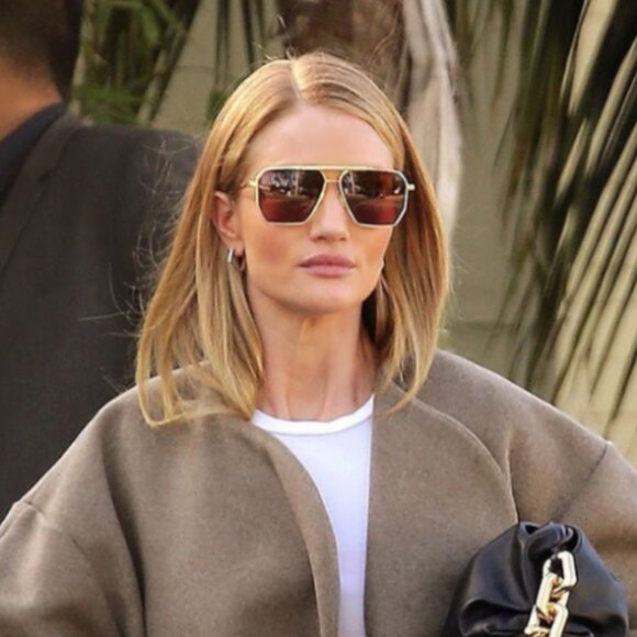 Bottega Veneta BV1012S 003 Sunglasses Gold Aviator Frame, Brown Lenses - Picture 11 of 13